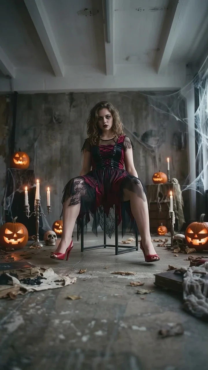Gothic Witch Stomp AI video template